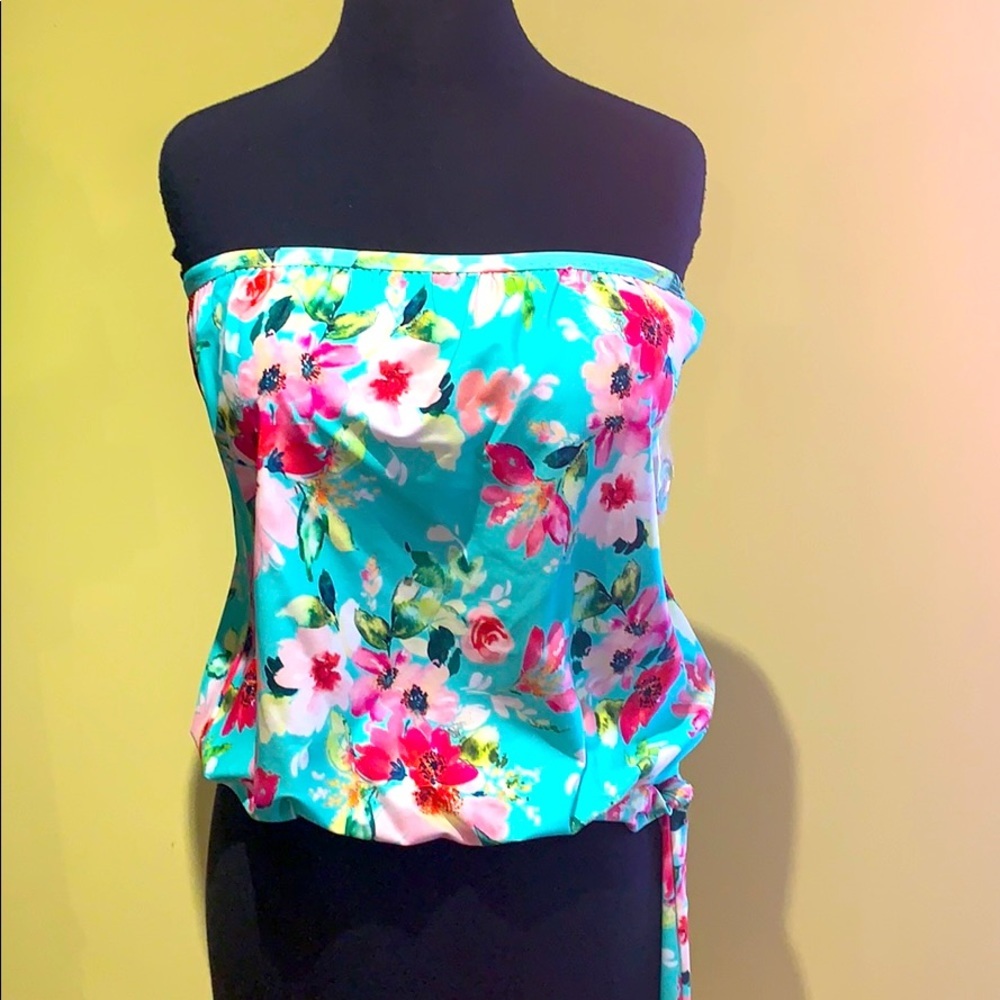 NWT Athena blouson swim top